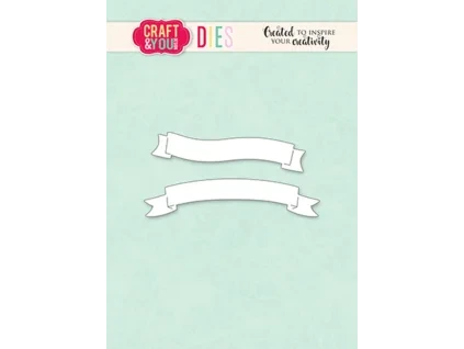 craft you design mini banners set dies cw326