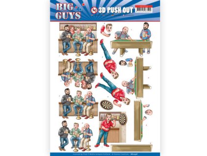 3D Výřezy Chlapi v hospodě