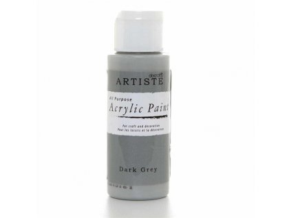Akrylová barva ARTISTE  - tmavě šedá