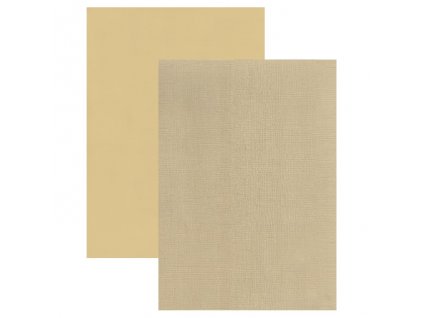 Barevný papír - perleťová texturovaná čtvrtka Latte Macchiato