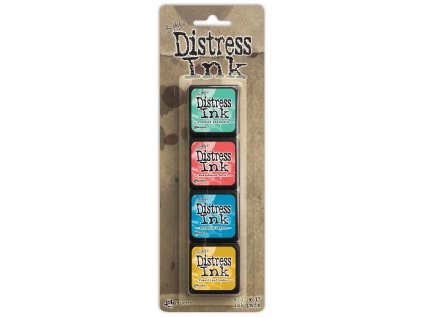 Sada razítkovacích polštářků distress mini ink č.13