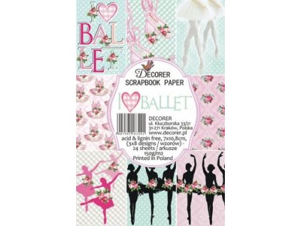 decorer ballet paper pack 7x108cm m33