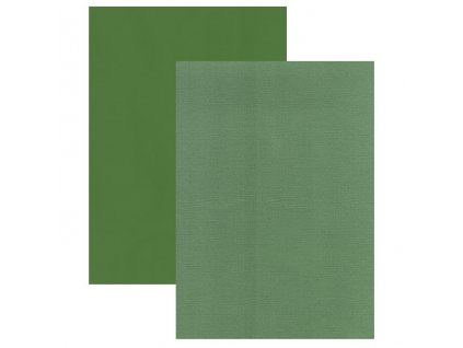 Barevný papír perleťová texturovaná čtvrtka avokádo zelená