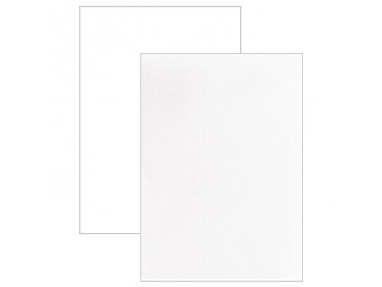 Barevný papír perleťová texturovaná čtvrtka bílá