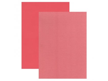 Barevný papír perleťová texturovaná čtvrtka tmavě růžová
