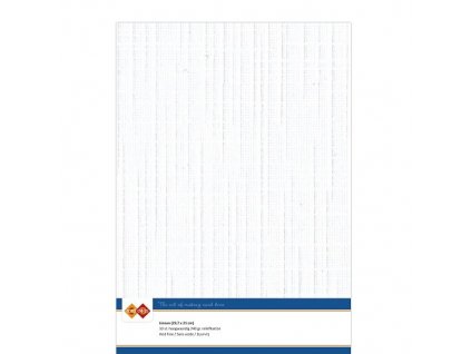 Barevný papír - texturovaná čtvrtka bílá