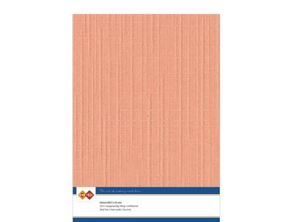 LKK A410 jemná oranžová texturovaná čtvrtka