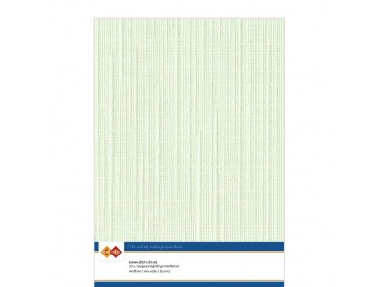Barevný papír - texturovaná čtvrtka světle zelená