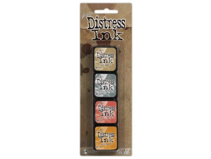 Sada razítkovacích polštářků distress mini ink č.7