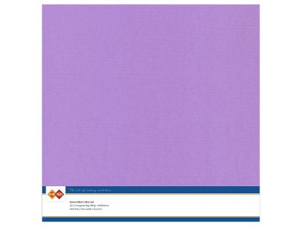Barevný papír texturovaná čtvrtka šeřík fialová 30x30cm