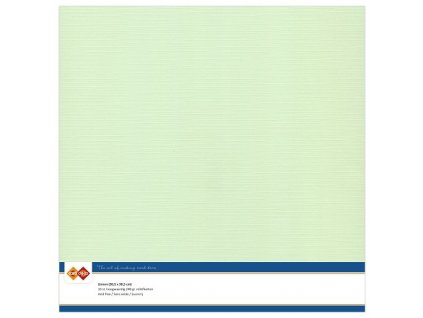 Barevný papír texturovaná čtvrtka světle zelená 30x30cm
