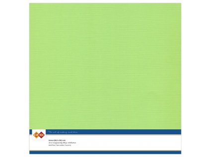 Barevný papír texturovaná čtvrtka jarní zelená 30x30cm