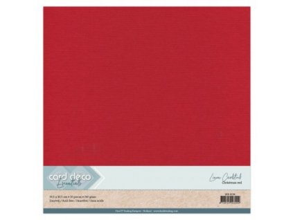 Productafbeelding Linnenkarton Scrap 34 christmas red 400x400