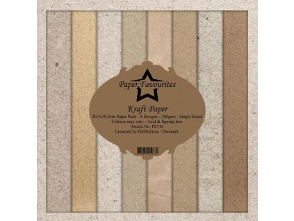 paper favourites kraft papers 12x12 inch paper pac