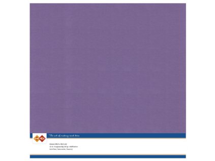 Barevný papír texturovaná čtvrtka fialová Grape 30x30cm