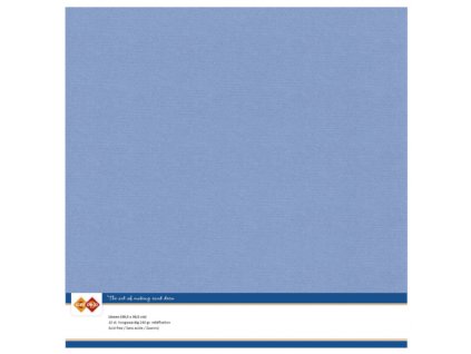 Barevný papír texturovaná čtvrtka modrá Stone 30x30cm