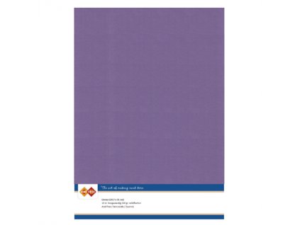 Barevný papír - texturovaná čtvrtka fialová Grape