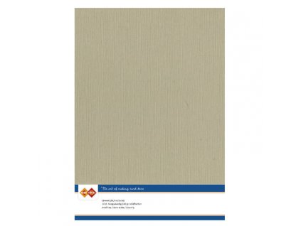 Barevný papír - texturovaná čtvrtka krémově hnědá