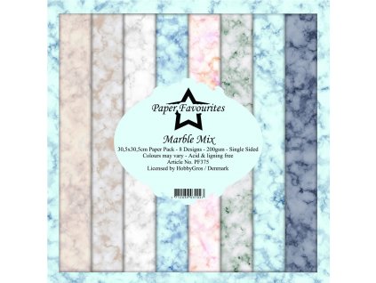 paper favourites marble mix 12x12 inch paper pack