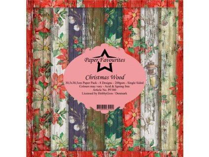paper favourites christmas wood 12x12 inch paper p