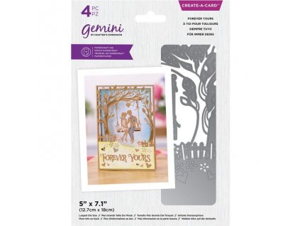 gemini forever yours create a card dies gem md cad