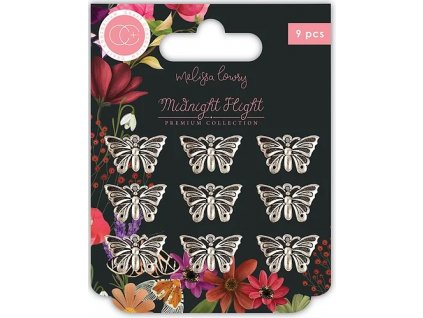 craft consortium midnight flight metal charms moth