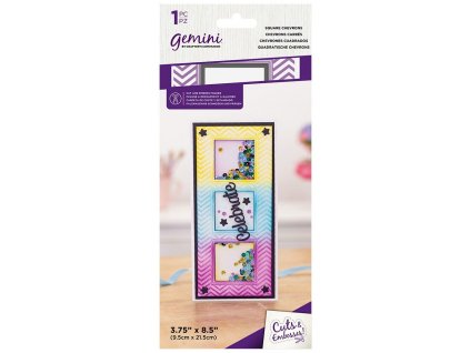 gemini square chevrons cut and emboss folder gem c