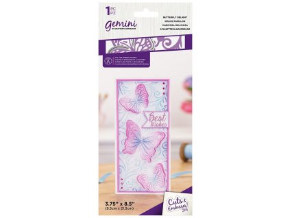 gemini butterfly delight cut and emboss folder gem