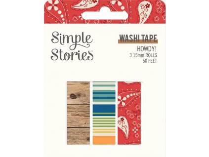 simple stories howdy washi tape 15420