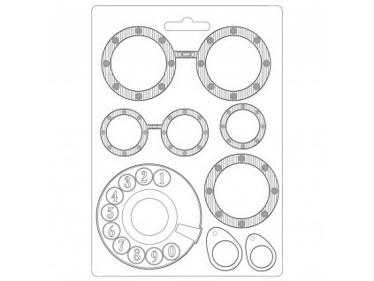 stamperia soft mould a5 lady vagabond lifestyle go