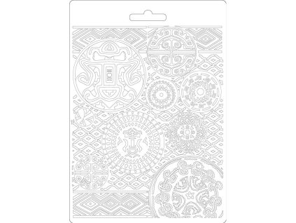 stamperia soft mould a5 amazonia texture k3pta573