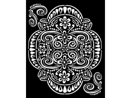 stamperia thick stencil 20x25cm amazonia lace kstd