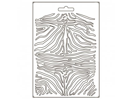 stamperia soft mould a5 savana zebra pattern k3pta
