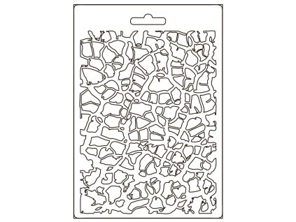 stamperia soft mould a5 savana crackle pattern k3p