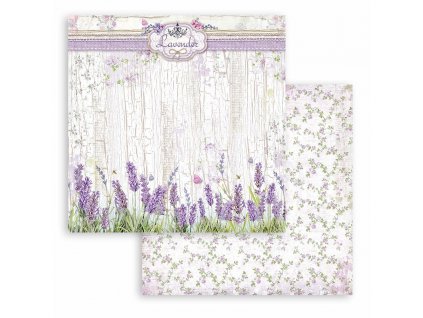 stamperia provence lavender 12x12 inch paper sheet