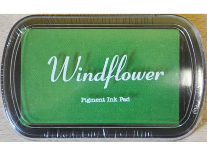 Razítkovací polštářek Windflower světle zelený