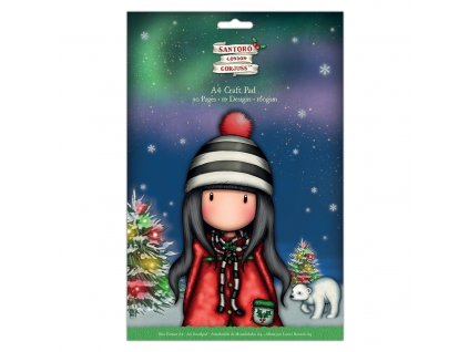 gorjuss christmas a4 craft pad gor 160905