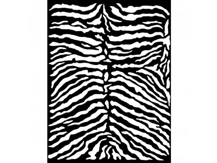 stamperia thick stencil 20x25cm savana zebra patte