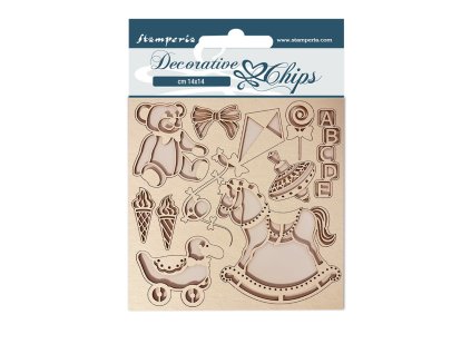 stamperia decorative chips daydream kite scb126