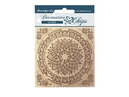 stamperia decorative chips casa granada plate scb1