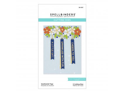spellbinders swallowtail tags etched dies s2 327