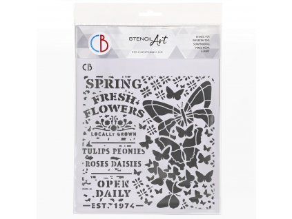 Ciao Bella flexibilní šablona Spring Fresh Flowers 20x20