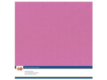 Barevný papír texturovaná čtvrtka sytě růžová 30x30cm