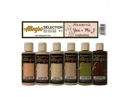 stamperia allegro paint kit you and me 6pcs kalkit