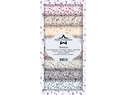 paper favourites terrazzo slim paper pack pfs050