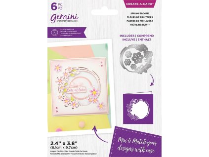 gemini floral aperture spring blooms create a card