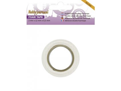 Oboustranná pěnová lepící páska 12mm x 0,5mm x 2m