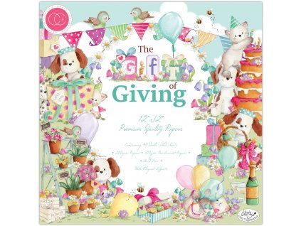 craft consortium the gift of giving 12x12 inch pap
