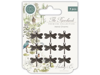 craft consortium the riverbank dragonfly charms cc