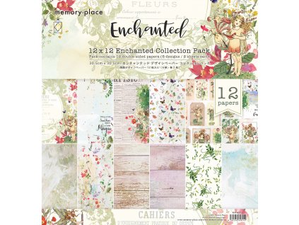 memory place enchanted 12x12 inch paper pack mp 60